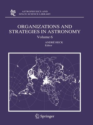 cover image of Organizations and Strategies in Astronomy 6
